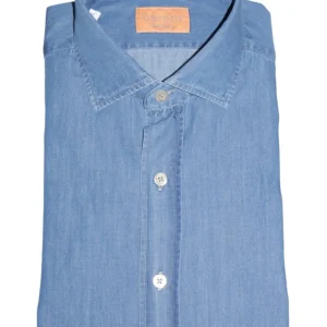 regular con pinces - 668 denim stone washed blue