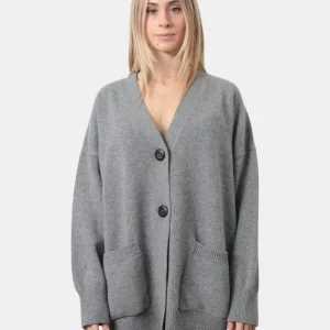 ROBERTO COLLINA - Cardigan Grigio