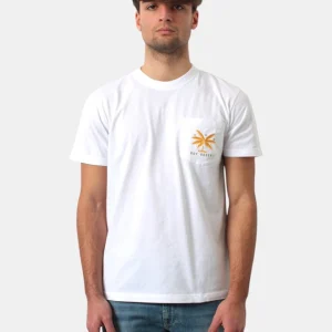 t-shirt roy roger's con taschino - c0014 optic white