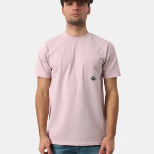 t-shirt roy roger's con taschino - c0356 petal rose