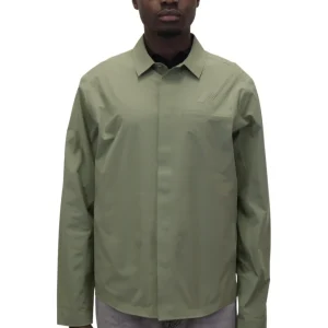 sharrie tech overshirt - v15 green lichen