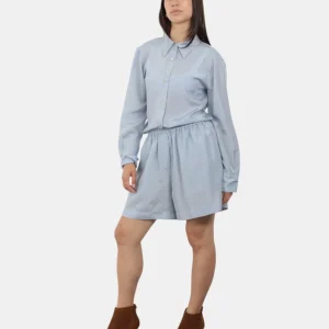 SHORTS JUCCA IN SETA - 182 NUVOLA