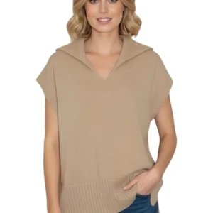 slipover v over - f2005 cammello