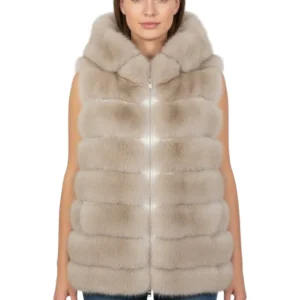 smanicato con cappuccio - 040 palomino/beige