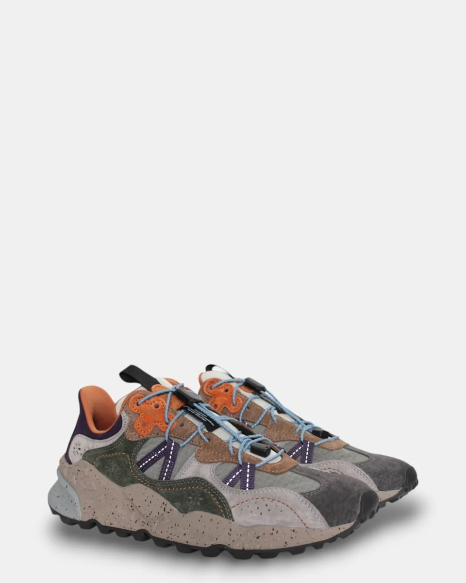 SNEAKERS FLOWER MOUNTAIN MOD. TIGER HILL - DARK GREY/GREY - immagine 3