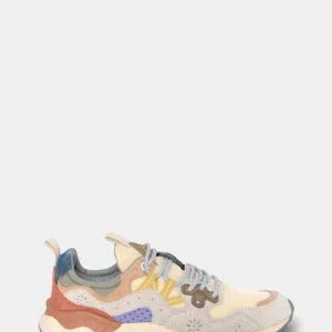 SNEAKERS FLOWER MOUNTAIN MOD. YAMANO 3 - BEIGE/MILK/VIOLET