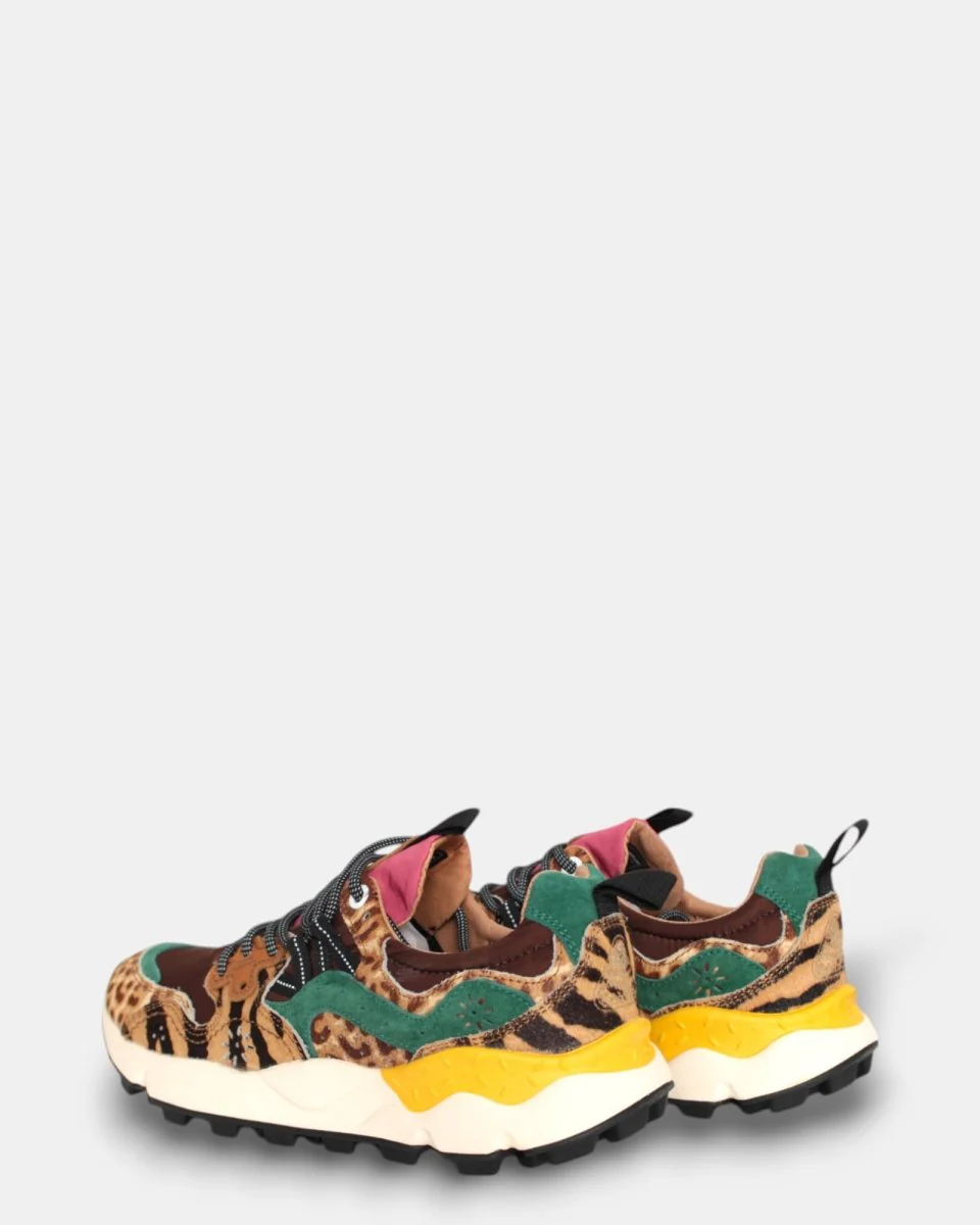 SNEAKERS FLOWER MOUNTAIN MOD. YAMANO 3 - BROWN/MULTI - immagine 4