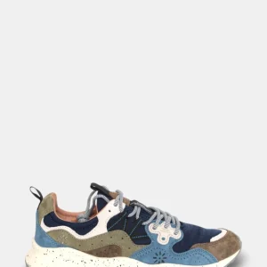 SNEAKERS FLOWER MOUNTAIN MOD. YAMANO 3 - LIGHT BROWN/LIGHT BLUE/VIOLET