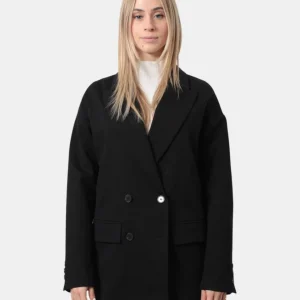 SOLOTRE - Blazer Doppiopetto Nero