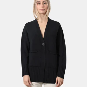 SOLOTRE - Cardigan Nero
