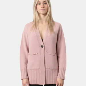 SOLOTRE - Cardigan Rosa