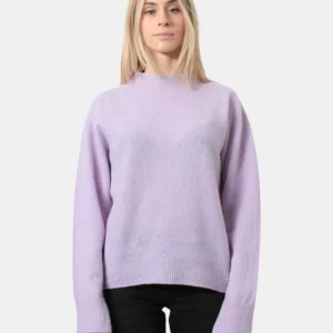 SOLOTRE - Maglie A Girocollo Lilla