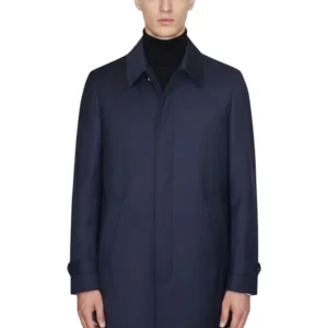 spolverino monopetto - blu