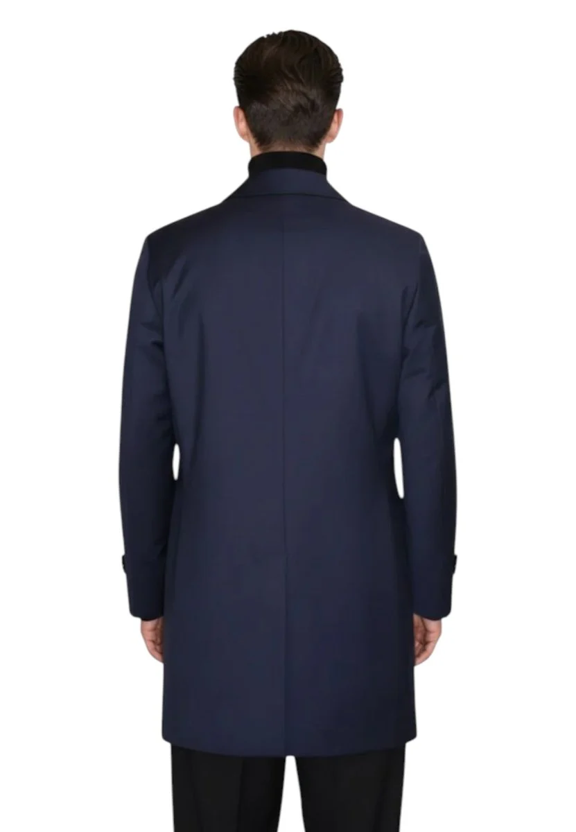 spolverino monopetto - blu - immagine 4