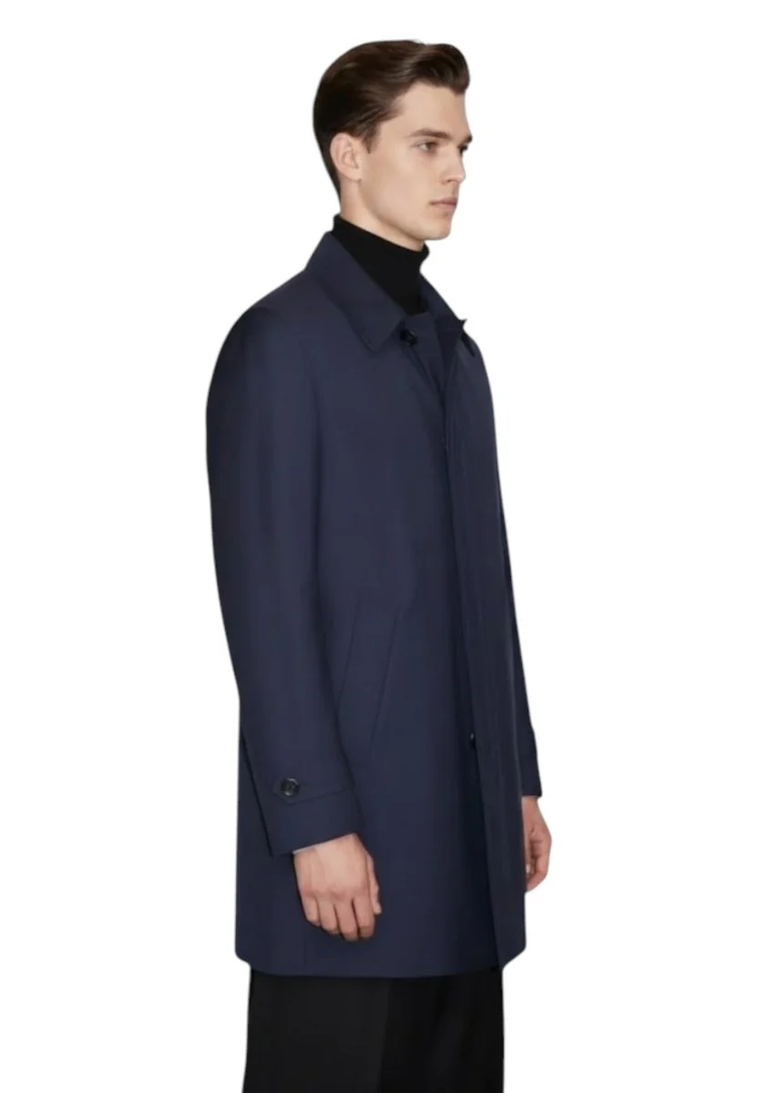 spolverino monopetto - blu - immagine 3