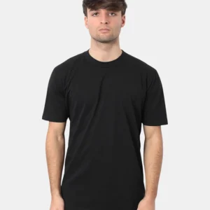 T-SHIRT BELLWOOD BASICA CON COLLO COSTINA - 016 NERO