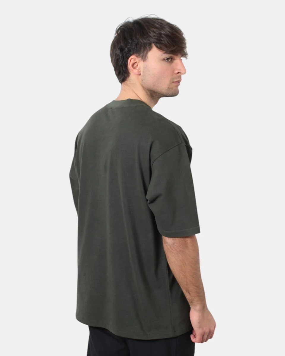 T-SHIRT BELLWOOD RELAXED FIT - 034 VERDE MILITARE - immagine 4