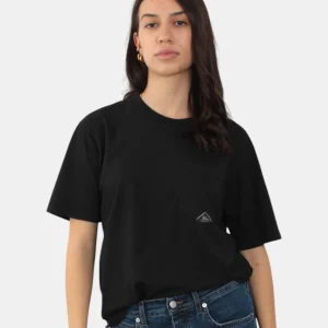 t-shirt con taschino roy roger's - c0020 black