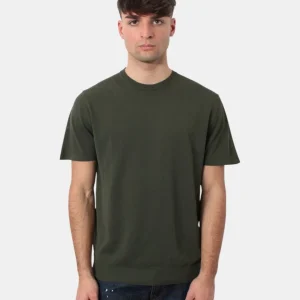 GIROCOLLO MANICA CORTA DANIELE FIESOLI - 0041 MILITARE