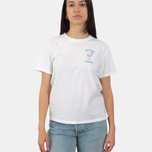 t-shirt girocollo in cotone - gin tonic addicted 01n strass emb