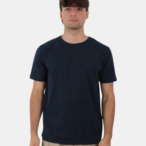 t-shirt girocollo navy
