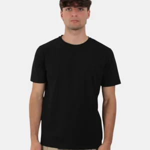 t-shirt girocollo nero