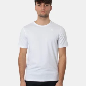 t-shirt k way mod. adame light stretch jersey - 001 white