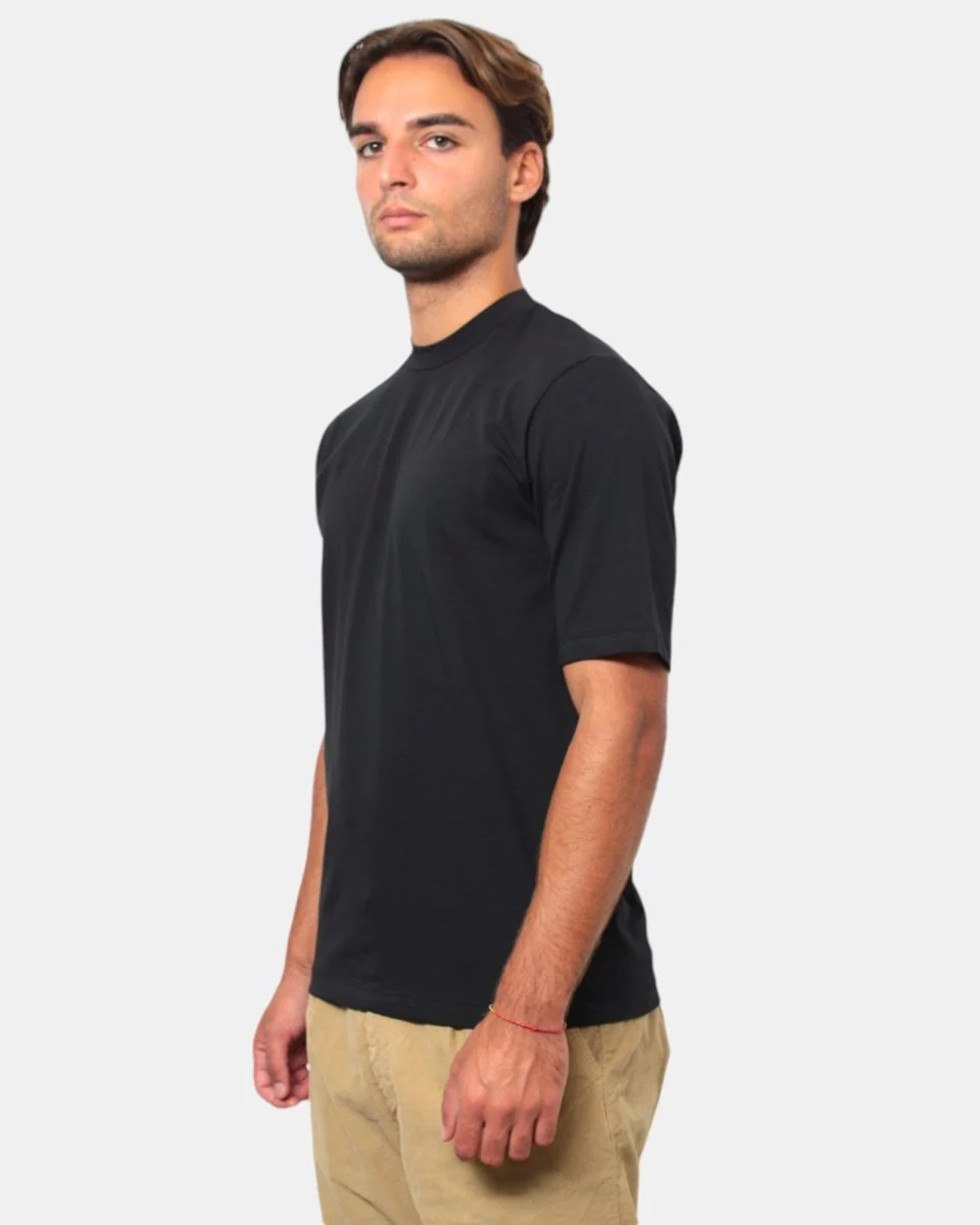 T-SHIRT LUPETTO DANIELE FIESOLI - 09 NERO - immagine 3