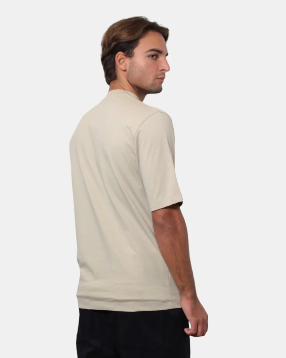 T-SHIRT LUPETTO DANIELE FIESOLI - 131 BEIGE - immagine 4