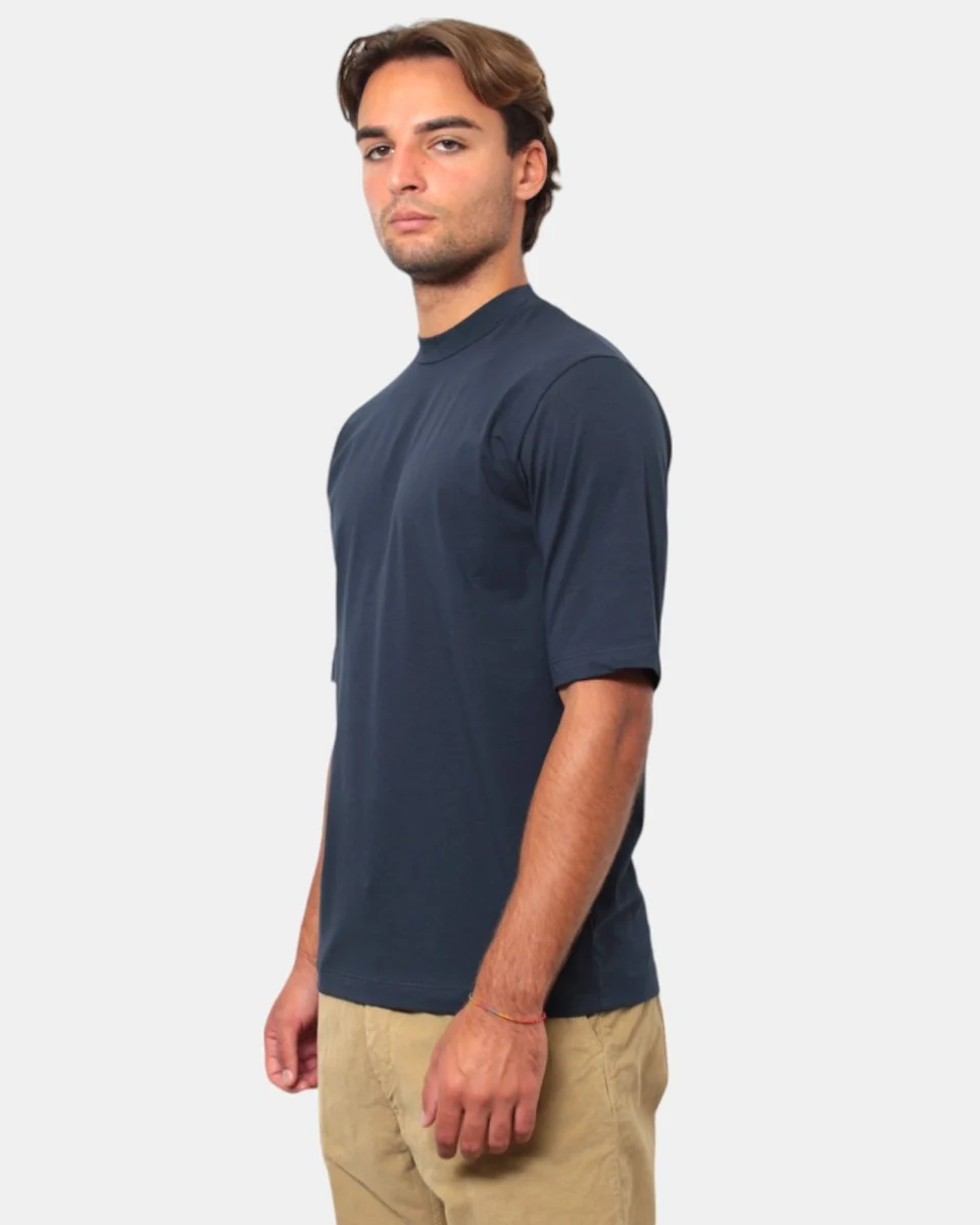 T-SHIRT LUPETTO DANIELE FIESOLI - 24 BLU - immagine 3