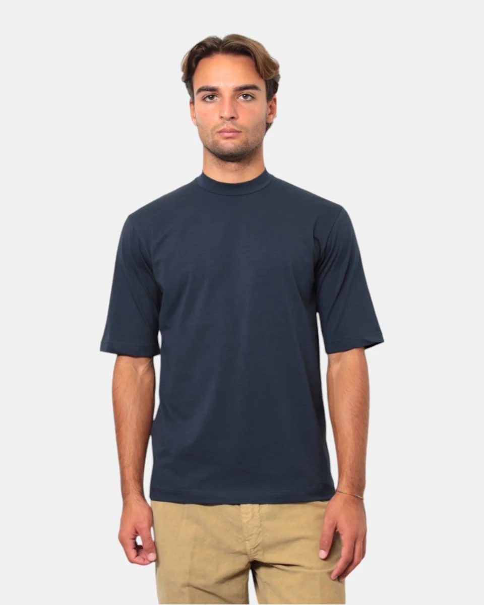 T-SHIRT LUPETTO DANIELE FIESOLI - 24 BLU