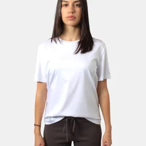 t-shirt mm max mara mod. opunzia - 031 bianco ottico
