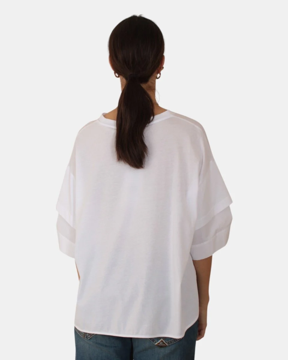 T-SHIRT MEIMEI J - 791 OFF WHITE - immagine 4