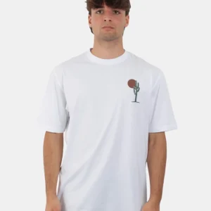 t-shirt mod. cactum - bianco