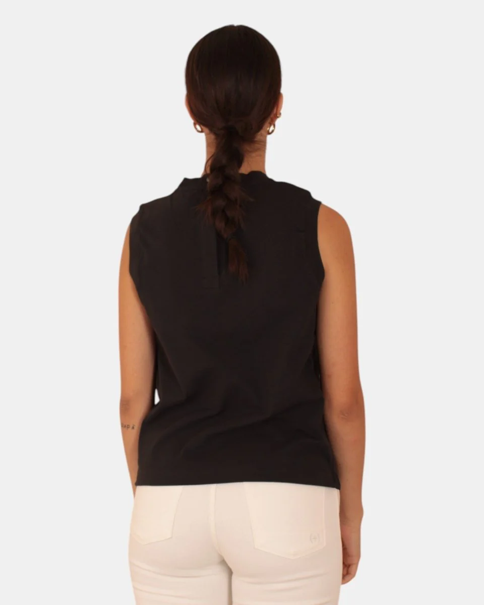 t-shirt mod. mosa pique - usy black pure - immagine 4