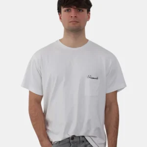 t-shirt people mod. luis ricamo - bianco