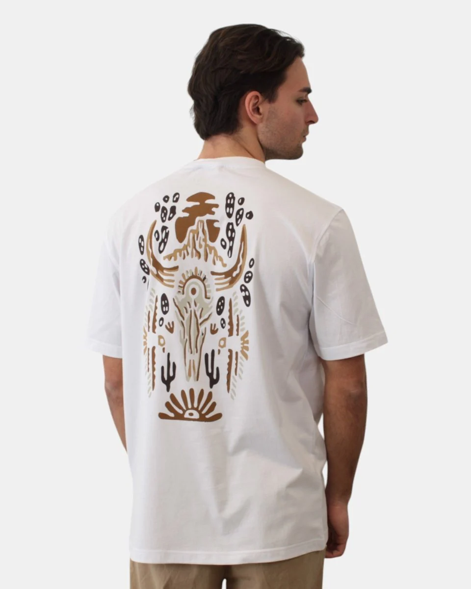 t-shirt tooco mod. skull - optical white - immagine 4