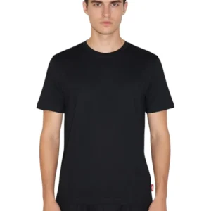 t-shirt unito - v0021 nero