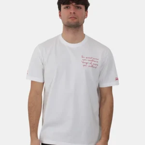t-shirt uomo ricamata - vengo al mare 01n