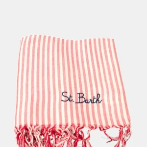 telo mare con frange - stripes s v 41 emb