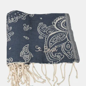 telo mare jacquard con frange - elegant paisley 61 emb