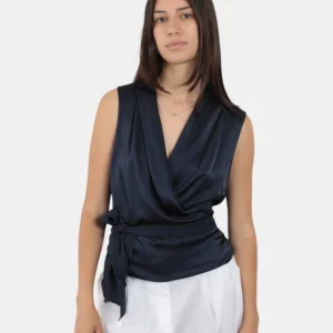 TOP JUCCA INCROCIATO - 451 ABISSO