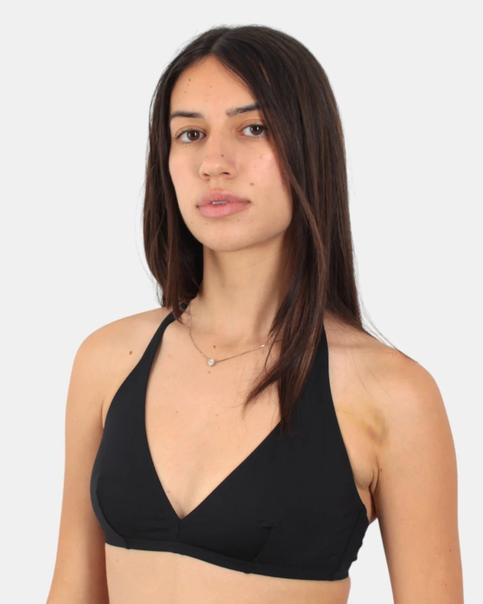 triangolo con spalline sottili - 00 nero - immagine 3