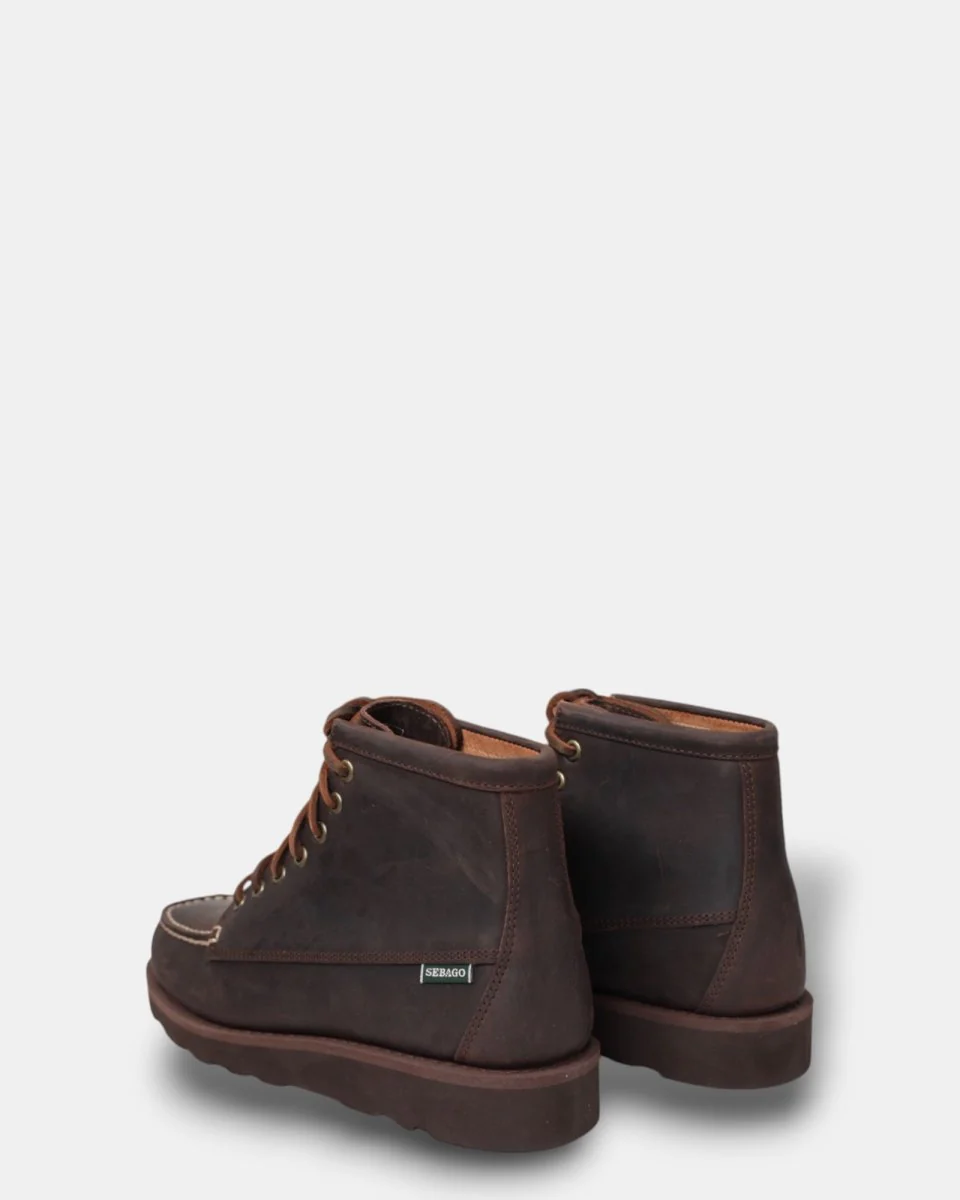 TRONCHETTO SEBAGO MOD. TALA MID CRAZY HORSE - 920 TOTAL DK BROWN - immagine 4
