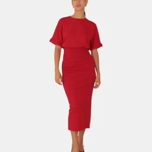 VESTITO JIJIL - ROSSO