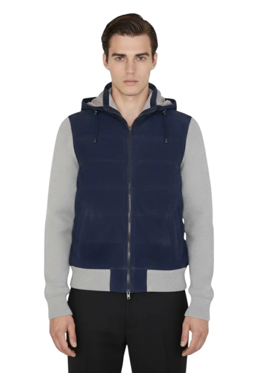 VOLFAGLI - Giacche In Pelle Blu