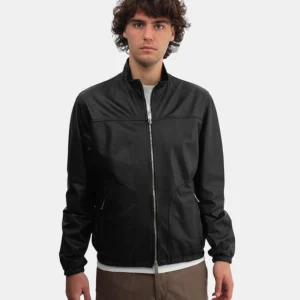 GIUBBOTTO IN PELLE NERO
