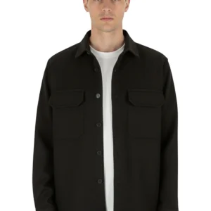 WHITE SAND - Overshirt Nero