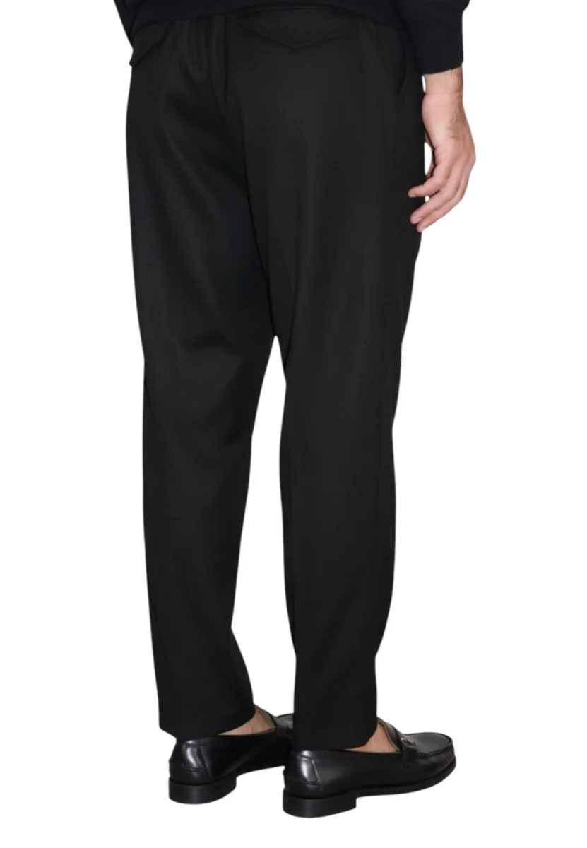 WHITE SAND - Pantaloni Nero - immagine 4