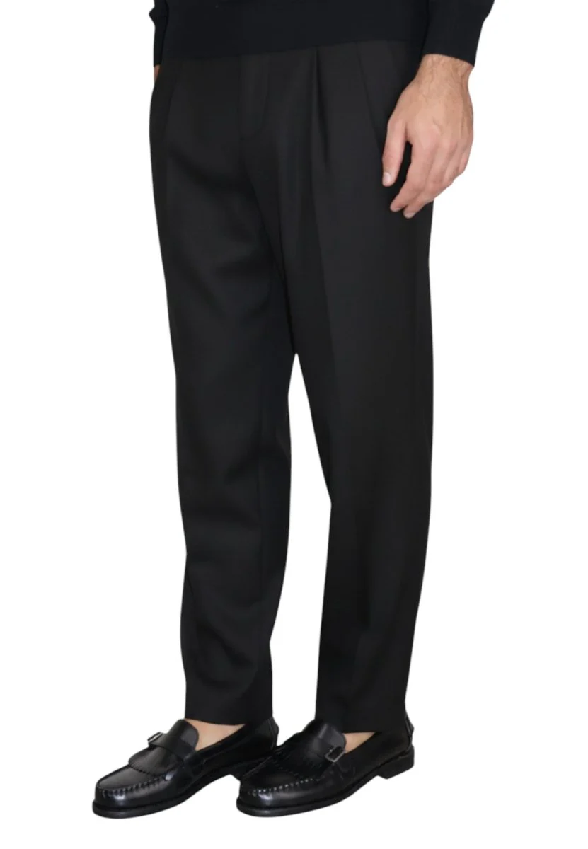 WHITE SAND - Pantaloni Nero - immagine 3